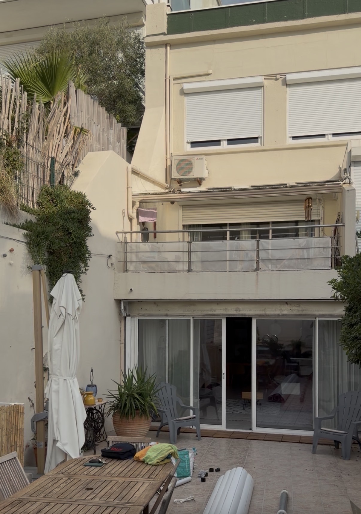 Volets roulants sur façade